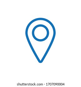 Adress Location Outline Vector Icon