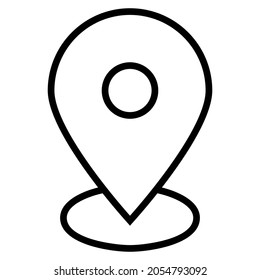 Adress Pin Map Gps Location Icon Vector