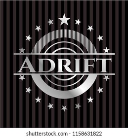 Adrift silver emblem