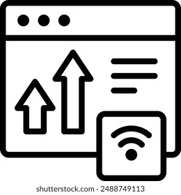 Icono de campaña de anuncios. Icono de anuncios digitales
