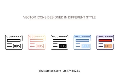 Diseño de icono de Doc con fondo blanco Ilustración de stock