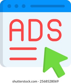 Ads Icon Element For Design