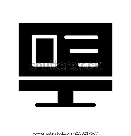 Ads Icon Vector Symbol Design Illustration