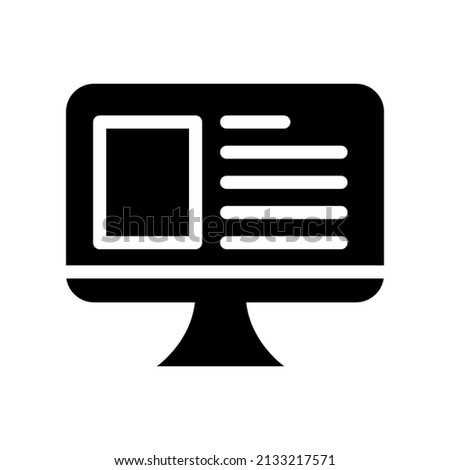 Ads Icon Vector Symbol Design Illustration