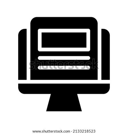 Ads Icon Vector Symbol Design Illustration