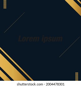 Ads poster\banner for product promotion luxury design dark background and golden clour