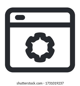 Ads Setting Icon, Advertising Ads and Advertisement Icon For Web, Interface and Other