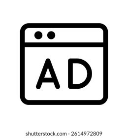 Ads Vector Design for Online Marketing Campaigns. Advertising icon illustration, digital promotion concept, ad placement tools