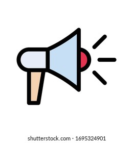 ads vector flat color icon 