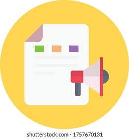 icono de color plano vectorial