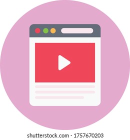 icono de color plano vectorial