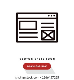 Ads vector icon