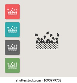 Adsorbation - vector icon. Symbol for web, infographics, print design and mobile UX/UI kit. Vector illustration, EPS10.