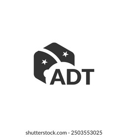 ADT letter logo design on white background. Creative  modern ADT letter logo design. Vector design.
Letters ADT, ADT logo  vector template.