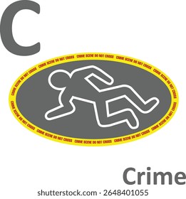 Alfabeto adulto, letra C, crime, piada