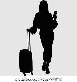 Adult Business Girl Conquering the Market with Determination and Lugged Silhouettes.