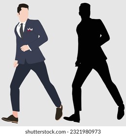 The Adult Businessman Embracing the Journey with Style.