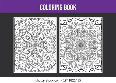 Adult coloring book. Flower drawing page vector bundle. ketch book kids  art book
