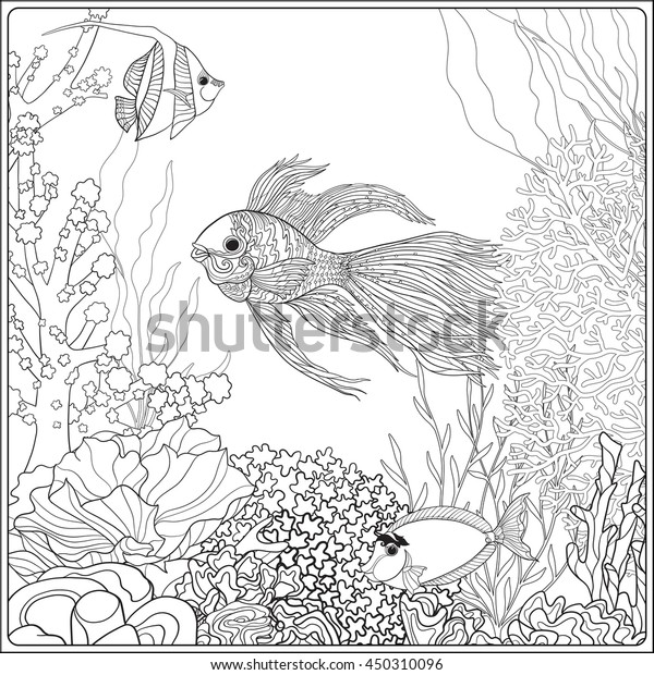 83+ Underwater Coloring Book Picture HD