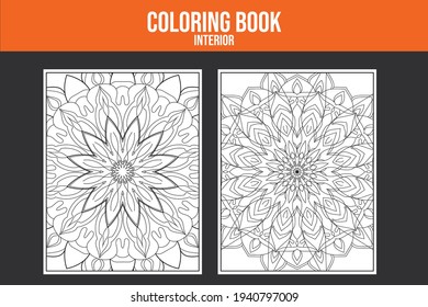 adult coloring book page. vector activity  kids book  interior