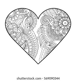 8,152 Zentangle heart Images, Stock Photos & Vectors | Shutterstock