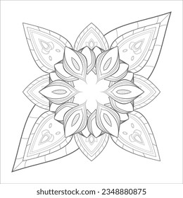 adult coloring page for anti stress and fun project