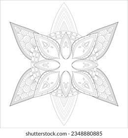 adult coloring page for anti stress and fun project