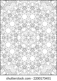 Adult Coloring Page. Mandala Coloring Page. Coloring Page