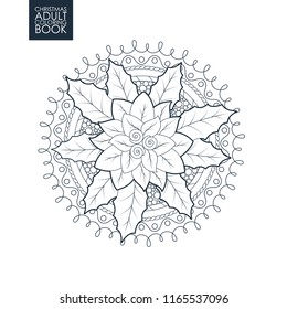 Adult, Coloring Page Mandala Floral