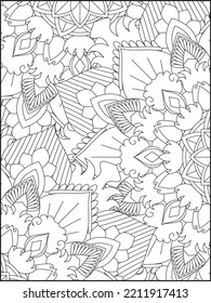 Adult Coloring Page. Mandala Coloring Page. Mandala. Kdp Coloring Page