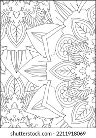 Adult Coloring Page. Mandala Coloring Page. Mandala. Kdp Coloring Page