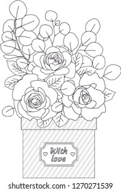 advanced coloring pages roses