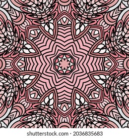 Adult coloring page. Seamless zendoodle vector for art, coloring book, zendoodle. Square zentangle for coloring book pages, mandala design. Coloring zentangle. zen ornament lace pattern 