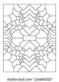 Adult Coloring Page Of Snake Skin Pattern. Black And White Pattern. Relieve Stress And Anxiety. EPS8 #576