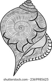 Adult Coloring Page vector background