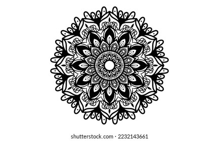 Adult Coloring pages, Stress Relieving Mandala Art Designs, Relaxation, Mandala For cricut silhouette, Paper Cut, Eps, Mandala Silhouette, Mandala Clipart