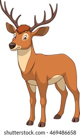 Adult funny deer