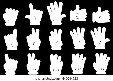 Adult Gesture Hands using Hand Glove
