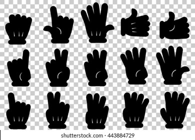 Adult Gesture Hands using Hand Glove
