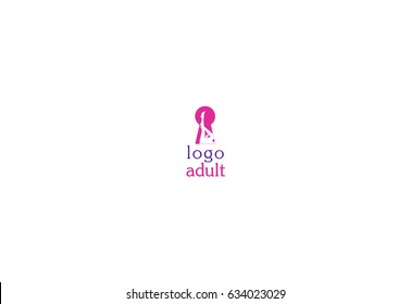 Adult Logo. Sex Shop Logo