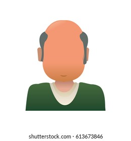 adult male avatar elder faceless