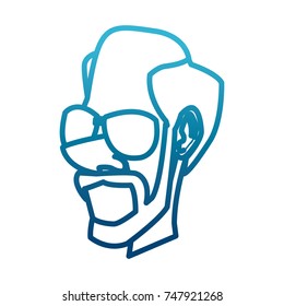 Adult man cartoon