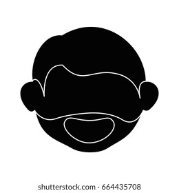 adult man face cartoon