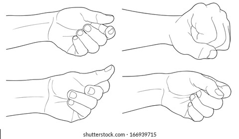 Right Hand Holding Something Drawing ~ Drawing