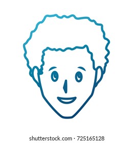 Adult man smiling