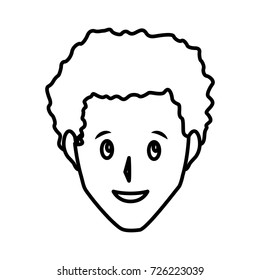 Adult man smiling