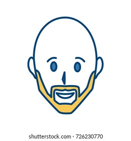 Adult man smiling