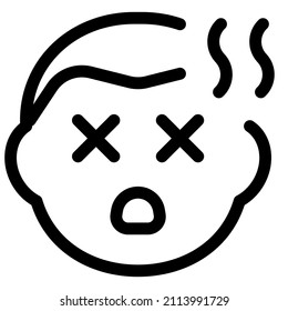 Adult man suffering from fever taking medications