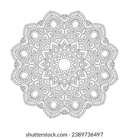 Adult Moonlit Mandalas coloring book mandala page for kdp book interior. Peaceful Petals, Ability to Relax, Brain Experiences, Harmonious Haven, Peaceful Portraits, Blossoming Beauty mandala design.