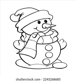 adult number coloring page for vector illustration